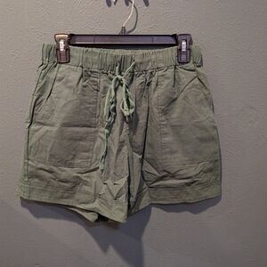 Olive Green Women's Shorts